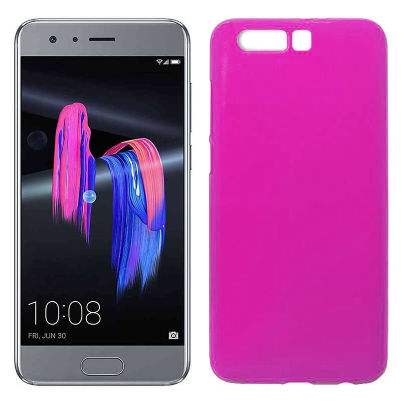 Funda de Silicona Mate Lisa para Honor 9 color Rosa