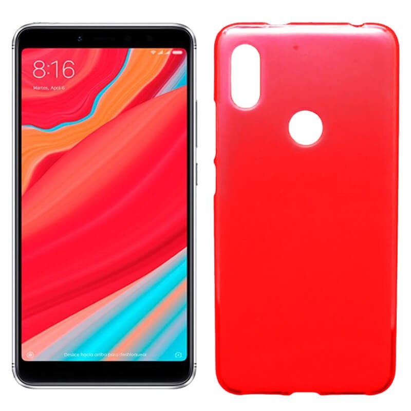 Funda de TPU Mate Lisa para Xiaomi Redmi S2 Silicona Flexible Rojo