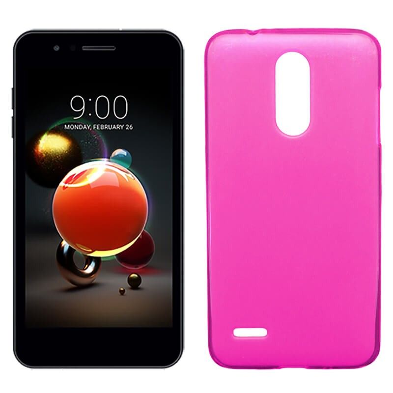 Funda de TPU Mate Lisa para LG K9 Silicona Flexible Rosa