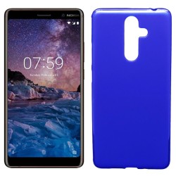 Funda de TPU Mate Lisa para Nokia 7 Plus Silicona Azul