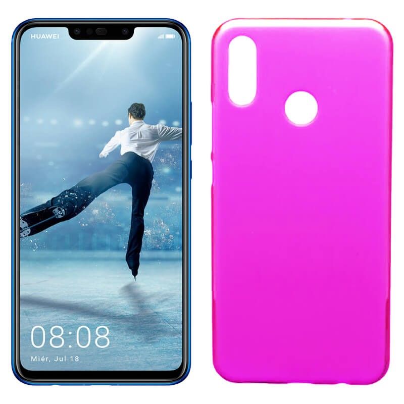 Funda de TPU Mate Lisa para Huawei P Smart Plus Silicona Rosa