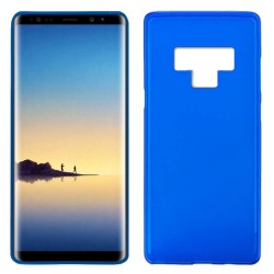 Funda de Silicona Mate y Lisa para Samsung Galaxy Note 9 Azul