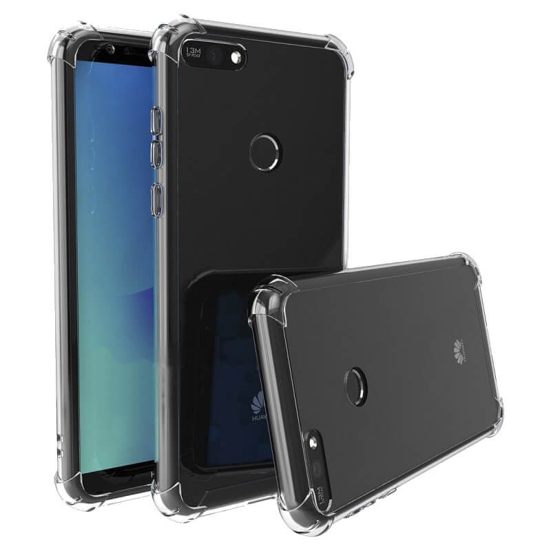 Funda de Silicona Transparente Antigolpe - Huawei Y7 2018 / Honor 7C