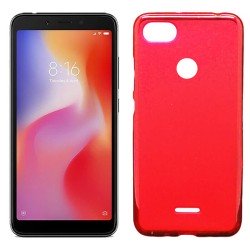 Funda de TPU Mate Lisa para Xiaomi Redmi 6 / Redmi 6A Silicona Rojo