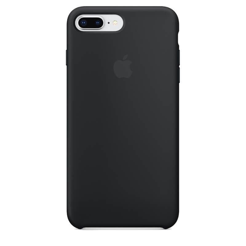 Funda Silicona micro fibra para Apple iPhone 7 Plus / 8 Plus Negro
