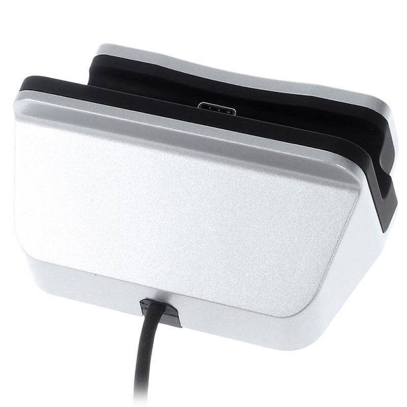 Dock, Estación de carga y sincronización plata Tipo C con cable