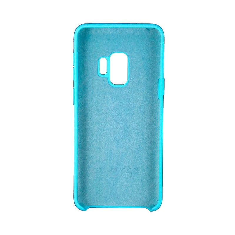 Funda de Silicona tacto suave para Samsung Galaxy S9 Celeste