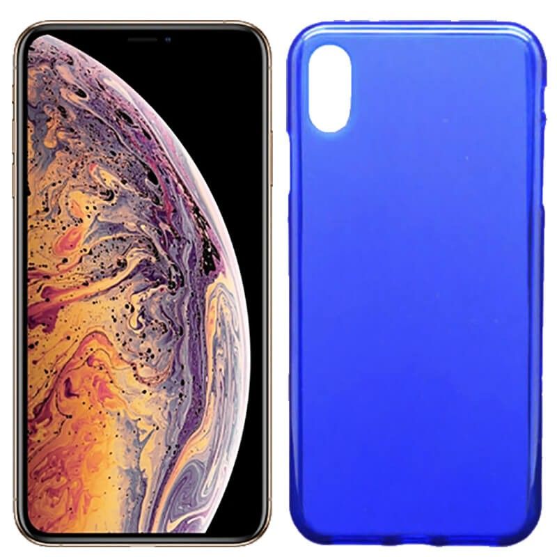 Funda de TPU Mate Lisa para iPhone Xs Max Silicona Azul