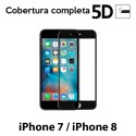 Protector de pantalla Cristal Templado 5D Completo iPhone 7 / iPhone 8