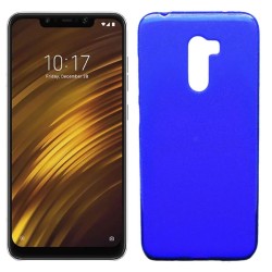 Funda de TPU Mate Lisa para Xiaomi Pocophone F1 Silicona Azul