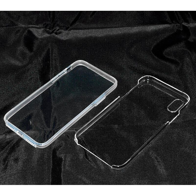 Funda de TPU Doble 360 Frontal Trasera Sin Puntos para iPhone Xs Max