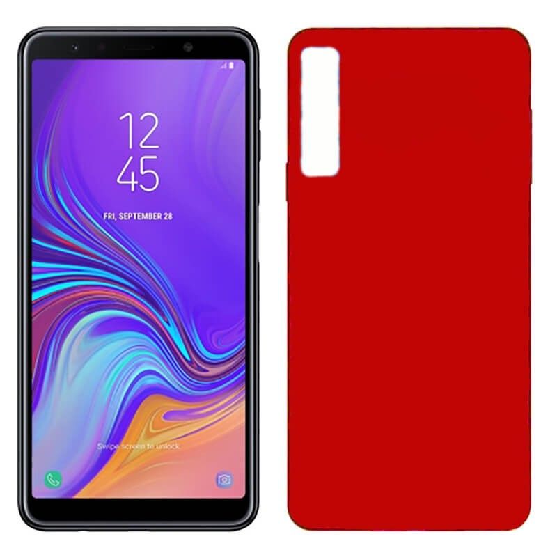 Funda TPU Mate Lisa Samsung Galaxy A7 Silicona Flexible Rojo