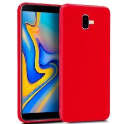 Funda TPU Mate Lisa Samsung Galaxy J6 Plus Silicona Flexible Rojo