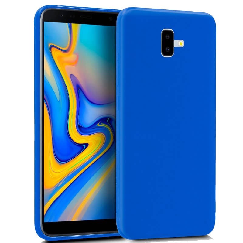 Funda TPU Mate Lisa Samsung Galaxy J6 Plus Silicona Flexible Azul