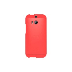 Funda Carcasa Double Dip para HTC One M8 Rojo con Dips Rojos