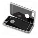 Funda Mirror Gel TPU efecto Espejo para iPhone 5 / 5S / SE Gris Oscuro