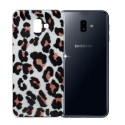 Funda de Silicona con Dibujo de Leopardo para Samsung Galaxy J6 Plus