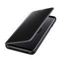 Funda libro de espejo Clear View para Samsung Galaxy J4 Plus Negro