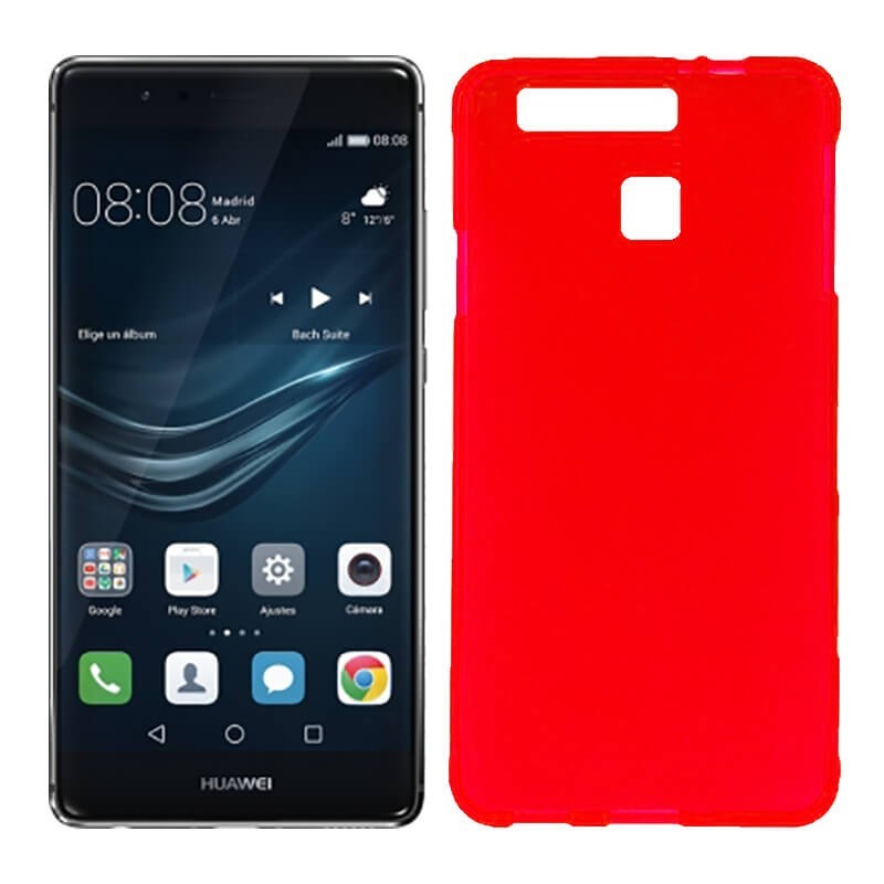 Funda de TPU Mate Lisa para Huawei P9 Silicona Rojo