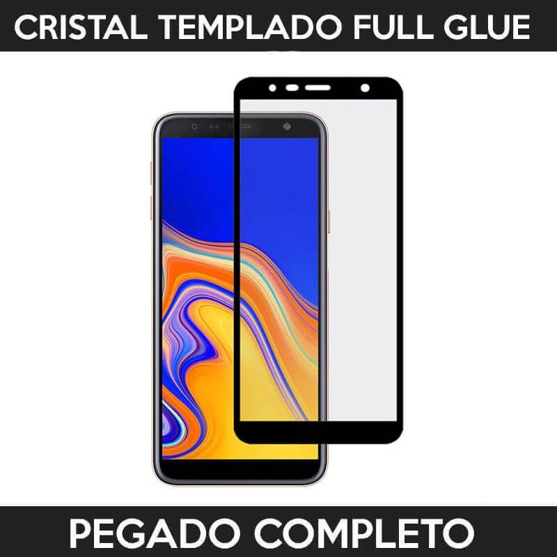Protector de pantalla adhesivo completo Samsung Galaxy J4 Plus Negro