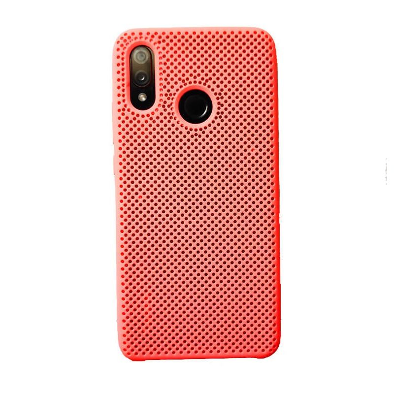 Funda de Silicona perforada para Huawei P20 Lite Naranja