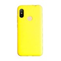 Funda de Silicona tipo iPhone para Xiaomi Redmi Note 6 Pro Amarillo