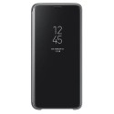 Funda libro de espejo Clear View para Samsung Galaxy A7 2018 Negro