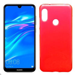 Funda de TPU Mate Lisa para Huawei Y7 2019 Silicona flexible Rojo