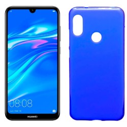 Funda de TPU Mate Lisa para Huawei Y7 2019 Silicona flexible Azul