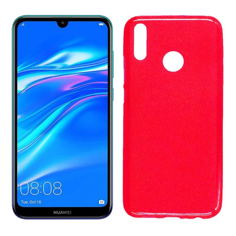 Funda de TPU Mate Lisa para Huawei Y9 2019 Silicona Rojo