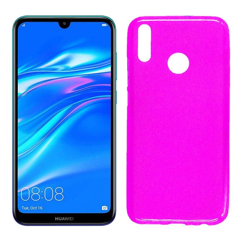 Funda de TPU Mate Lisa para Huawei Y9 2019 Silicona Rosa