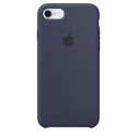 Funda de Silicona suave con logo para Apple iPhone 7 / 8 Azul Marino