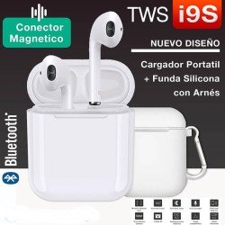 Auriculares Bluetooth Inalámbricos Manos Libres i9S-TWS Blanco