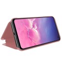 Funda Libro de espejo tipo Clear View para Samsung Galaxy S10E Rosa