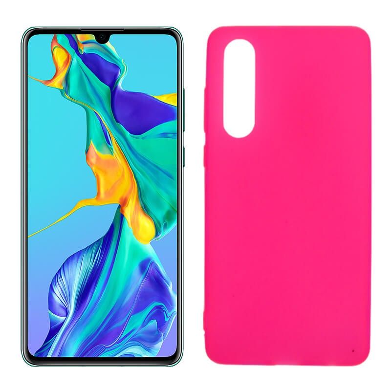 Funda de TPU Mate Lisa para Huawei P30 Silicona Rosa