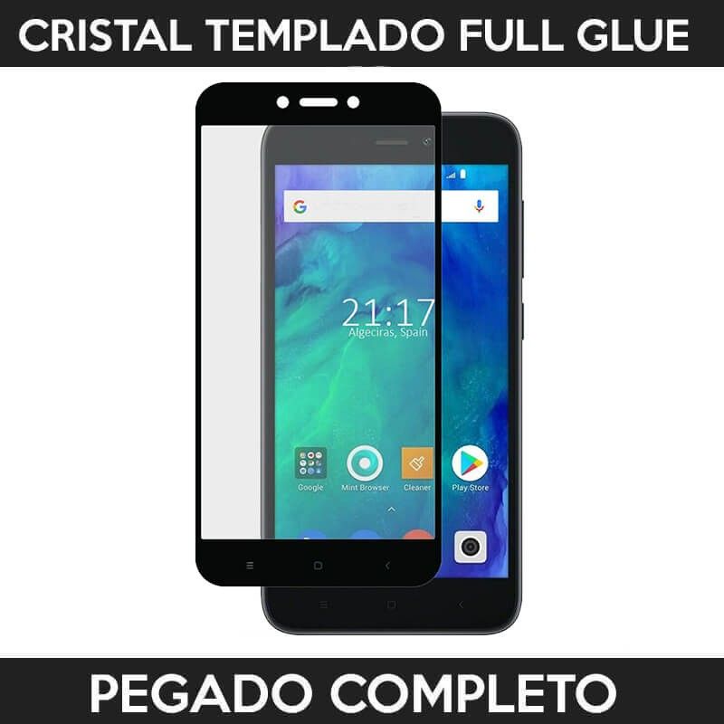 Protector pantalla con adhesivo y pegado completo - Xiaomi Redmi Go Negro