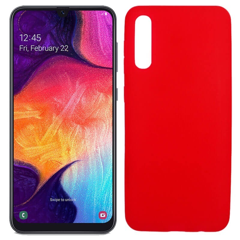 Funda TPU Mate Lisa Samsung Galaxy A50 Silicona Flexible Rojo