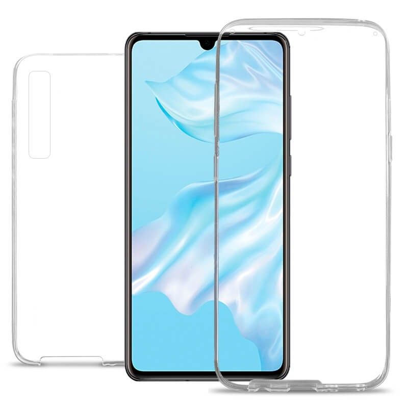 Funda TPU Doble 360 Frontal Trasera Sin Puntos para Huawei P30