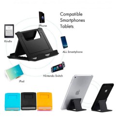 Soporte Plegable con 3 posiciones para tablets y móviles 