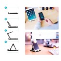 Soporte Plegable con 3 posiciones para tablets y móviles 