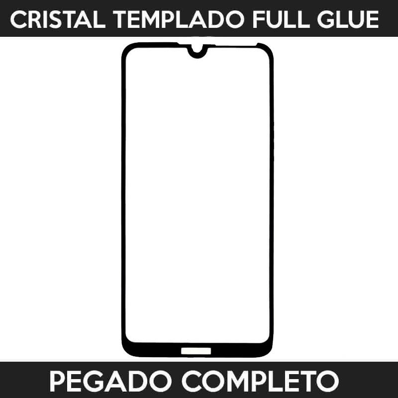 Protector pantalla Adhesivo y Pegado Completo Huawei Y7 2019 Negro