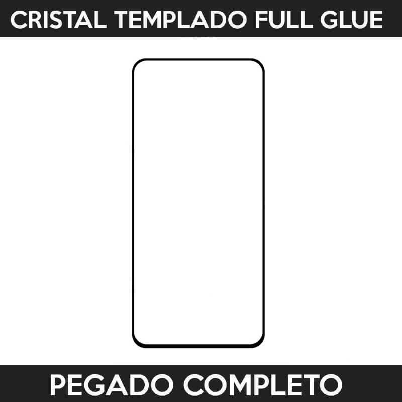 Protector pantalla pegado completo Samsung Galaxy A80 Negro
