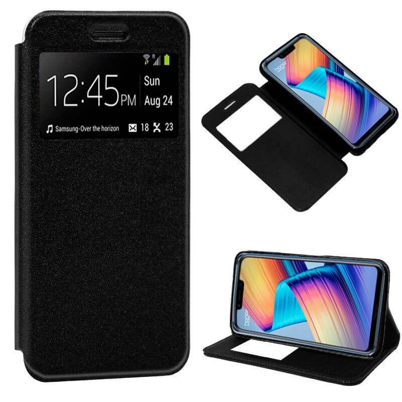 Funda Tipo Libro con cierre imán Honor Play Negro