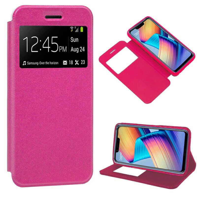 Funda Tipo Libro con cierre imán Honor Play Rosa