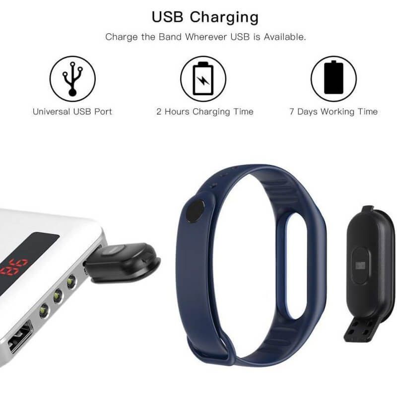 Pulsera Inteligente Deportiva Smartband M3 Color Rojo