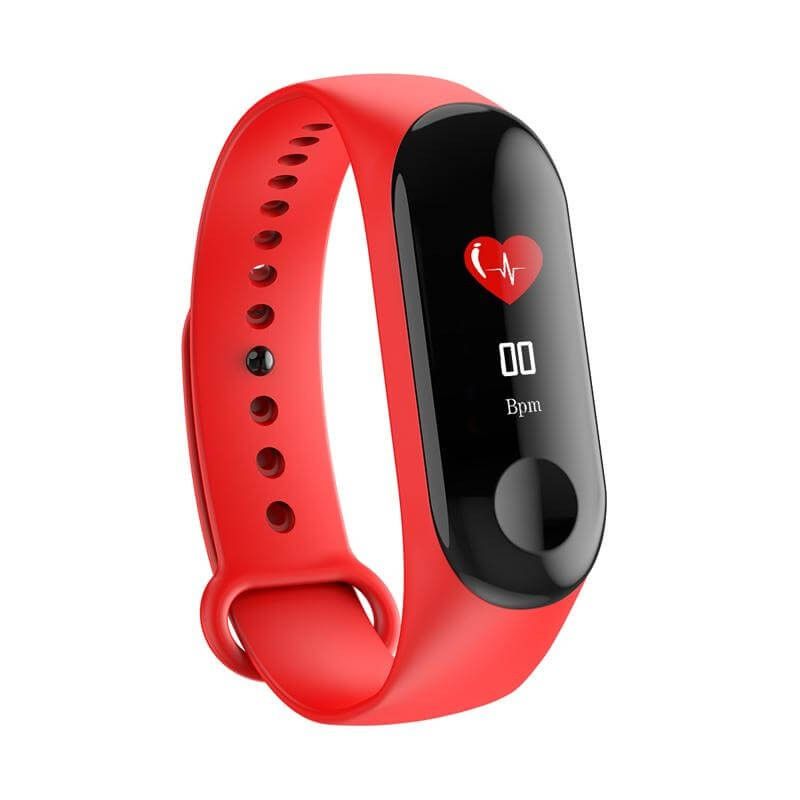 Pulsera Inteligente Deportiva Smartband M3 Color Rojo