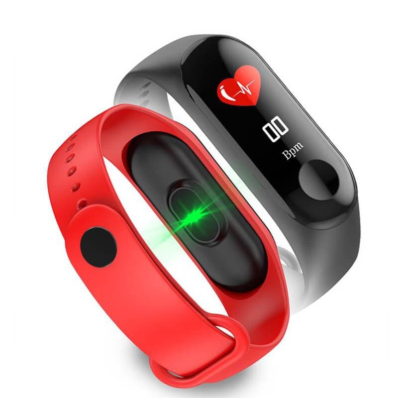 Pulsera Inteligente Deportiva Smartband M3 Color Rojo