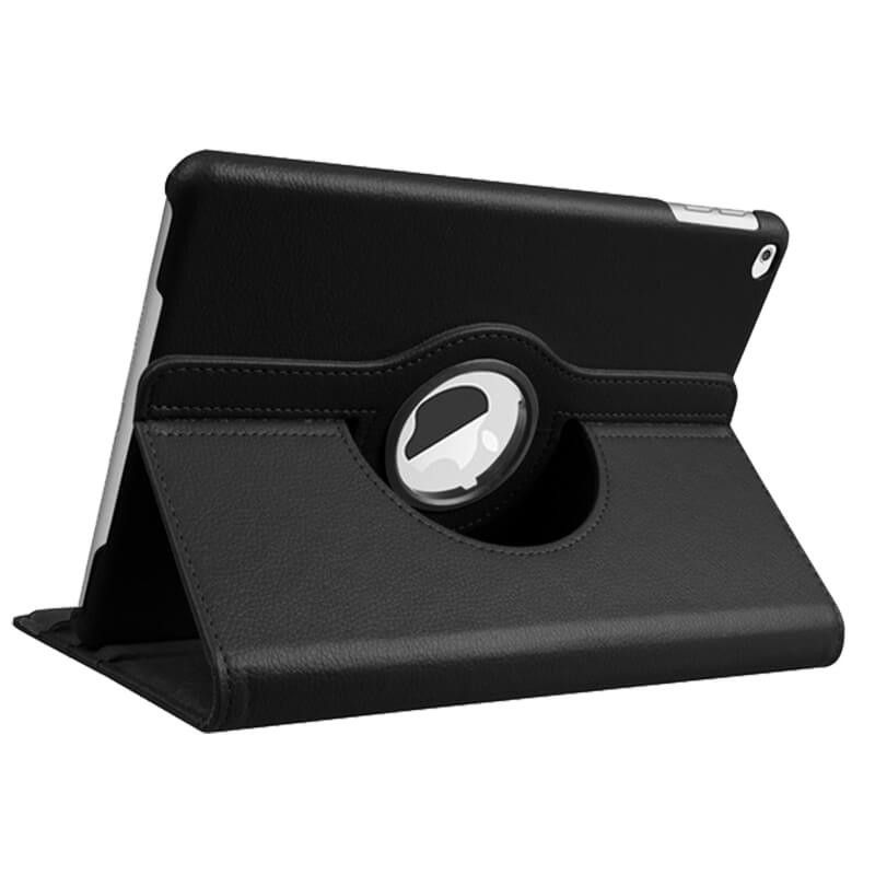 Funda Libro Giratoria 360 con Tapa y Soporte iPad 5 / Air Negro