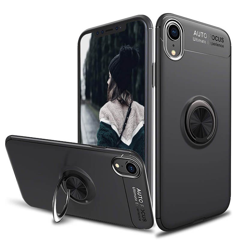 Funda Magnetica Con Cristal Templado Negra Para Iphone 12 Pro Max