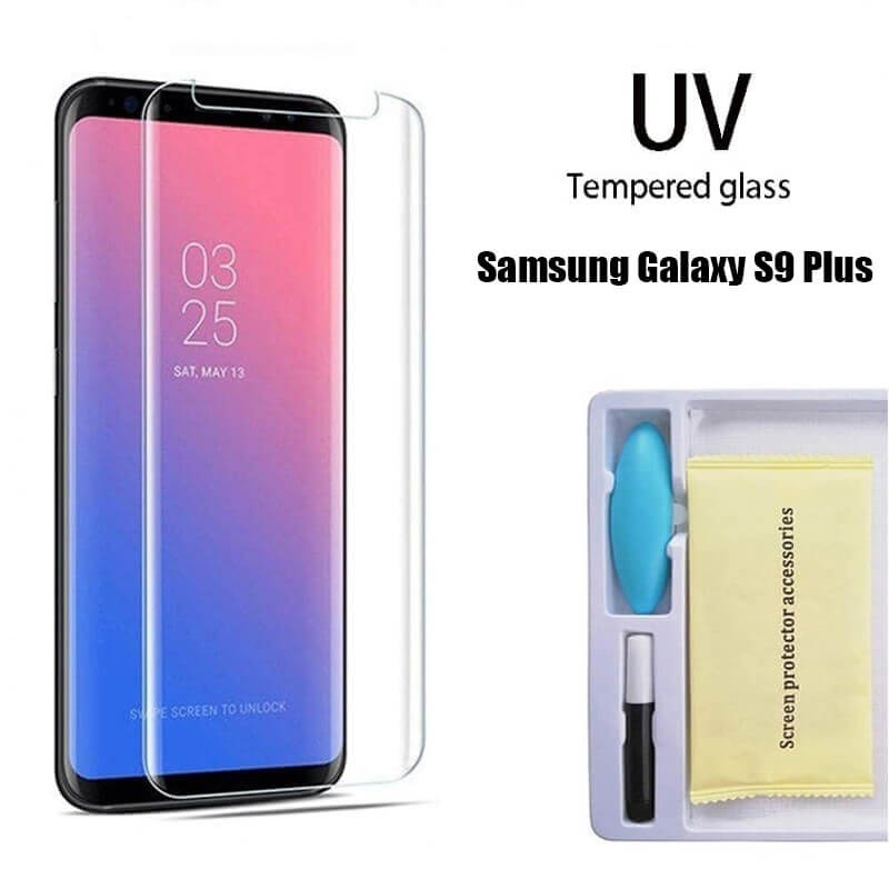 Leo un libro viva Ups Protector Pantalla Cristal Templado UV Curvo - Samsung Galaxy S9 Plus